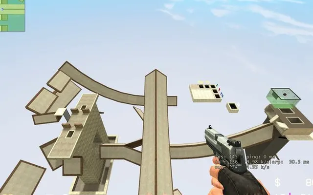 CS Surf game screenshot