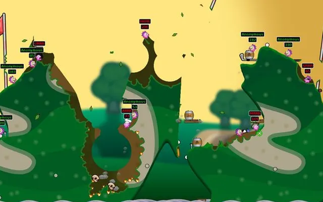 Hedgewars game screenshot